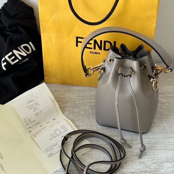Fendi Mon Tresor Beige leather mini-bag - Picture 3 of 16